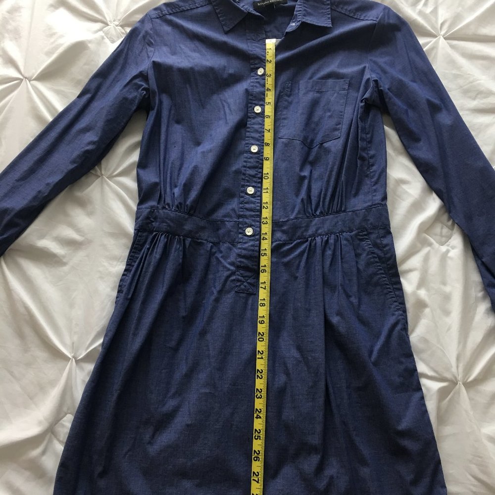 Banana Republic Denim Blue Shirt Dress in 6P